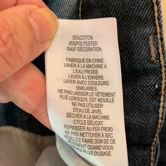 LEVI’S. 511 Slim five pocket blue denim Jeans. 16R. L28XW28. Unisex. - Picture 11 of 16